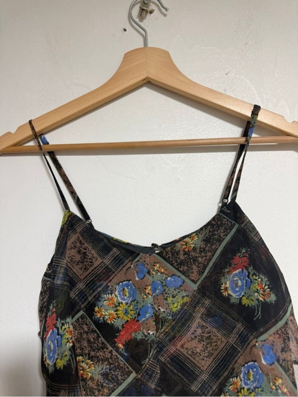 Free People Floral Ruffle Tiered Dress Size 4 - Picture 6 of 7